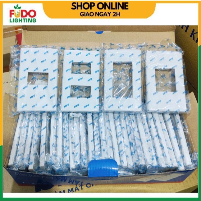 Mặt thiết bị MPE 1,2,3 A 60, mặt CB tép, CB 2P, công tắc 1, 2 chiều A 60 hàng chính hãng