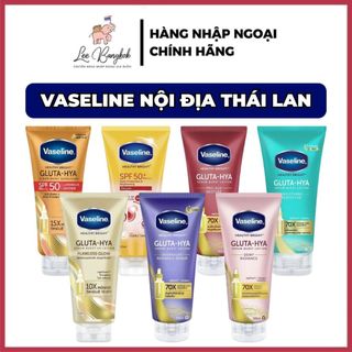   NỘI ĐỊA THÁI  Sữa Dưỡng Thể Dưỡng Trắng Da Toàn Thân Vaseline 10X Healthy Bright Gluta HYA 260-300-330ml LEEBANGKOK 