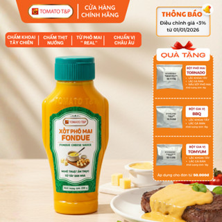  Sốt phô mai Fondue  chấm thịt nướng bánh mì bánh que làm sốt nướng hải sản - Tomato T&P - NPP 