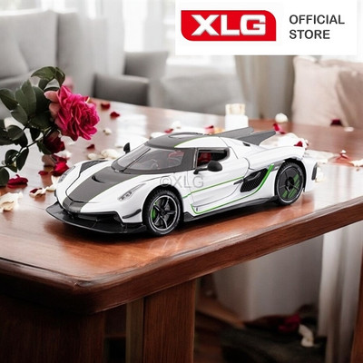 Mô hình xe Koenigsegg Jesko Absolut 1:24 – Diecast Kim Loại, Siêu Xe Hypercar Cao Cấp