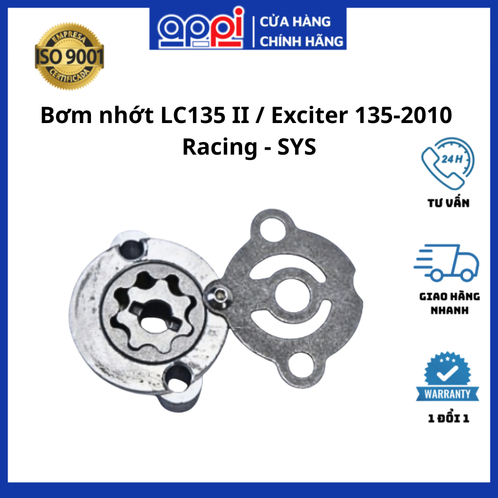 Bơm nhớt LC135 II, EX135-2011 chính hãng SYS racing 3100-00