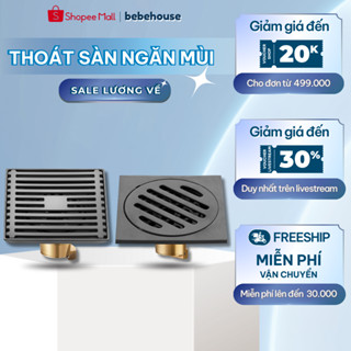  Thoát Sàn Chống Mùi Dày Chất Liệu Đồng Cao Cấp  10x10 CM  BEBEHOUSE 