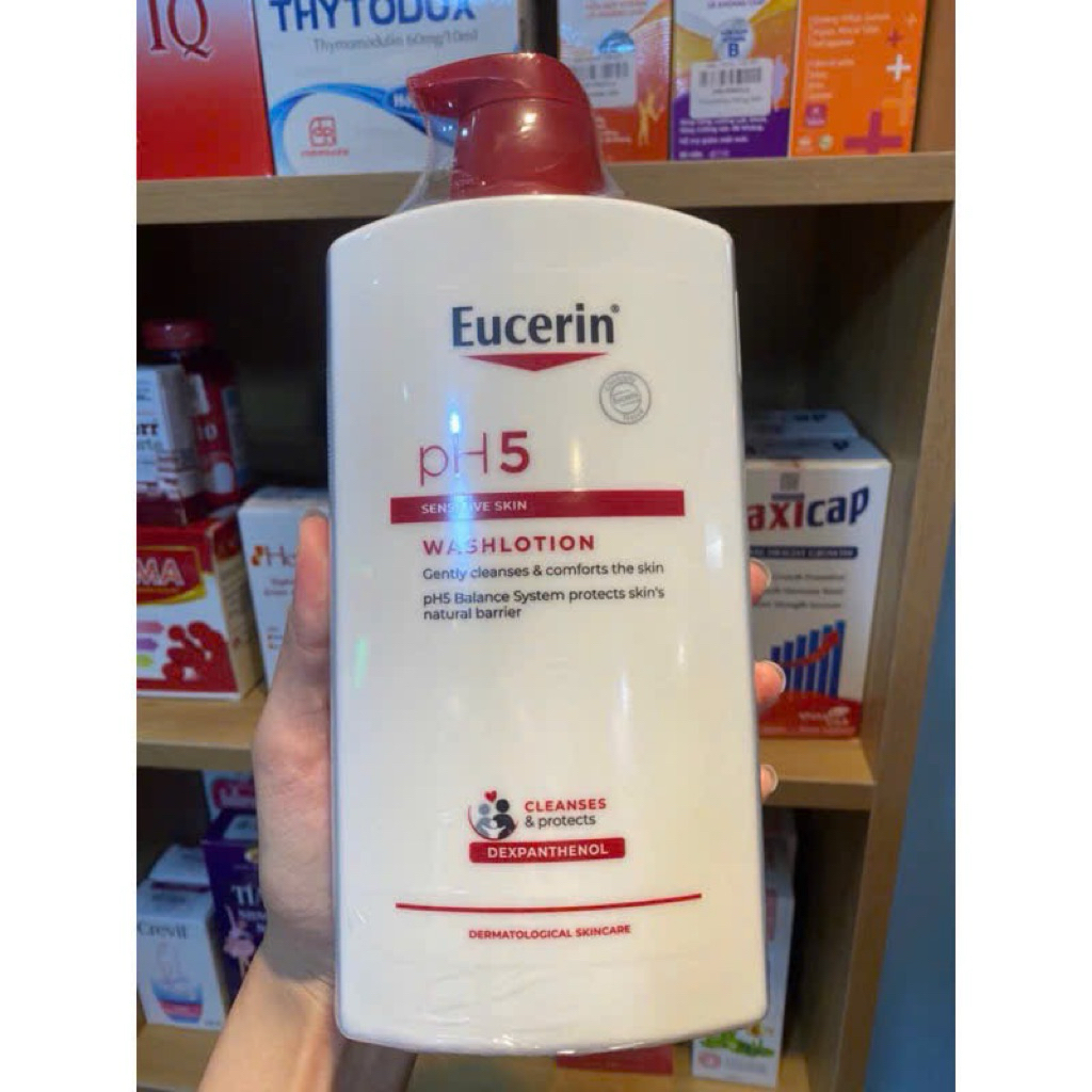 Sữa tắm dạng gel cho da nhạy cảm Eucerin pH5 Washlotion 1000ml