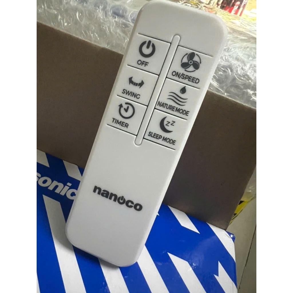 Remote quạt Nanoco NOF1603G-RC, NOF1602G-RC, NWF1610RC[đúng mã mấy dùng được]