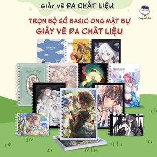  Sổ Vẽ Đa Chất Liệu Ong Mặt Bự - Sketchbook Không Kèm Tài Liệu Vẽ 