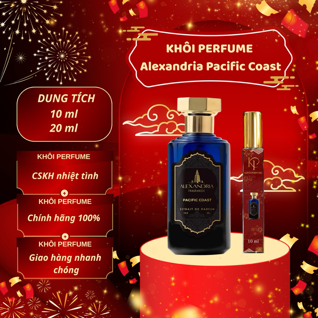 (Auth) Nước Hoa Unisex Alexandria Pacific Coast 10/20ml | Khôi Perfume