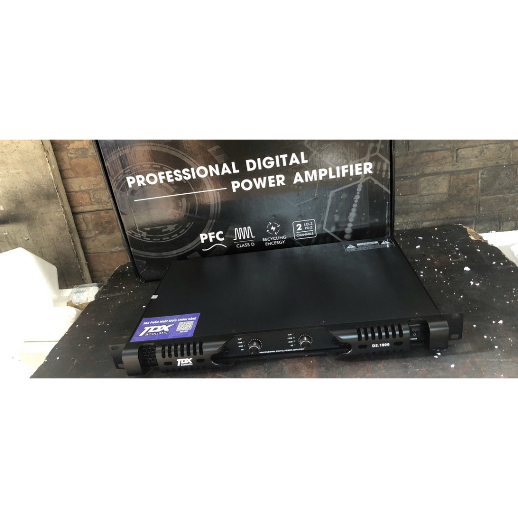 Cục Đẩy 2 kênh Công Suất Lớn 1u. D2.1800