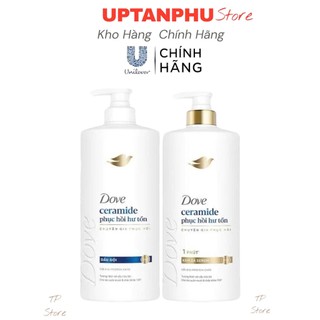  Kem xả dầu gội phục hồi tóc Dove Phục Hồi Hư Tổn 610g 640g 