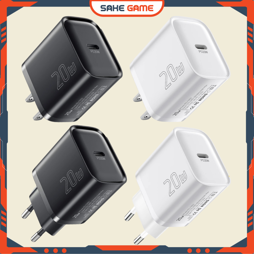 Bộ Sạc Essager PD 20W USB-C Củ Sạc Essager PD 20W USB-C Bộ Sạc PD 20W USB-C Củ Sạc PD 20W USB-C Ship