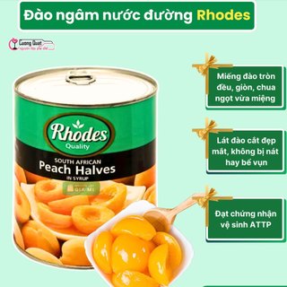 Đào Ngâm Đóng Lon Nhiều Hãng