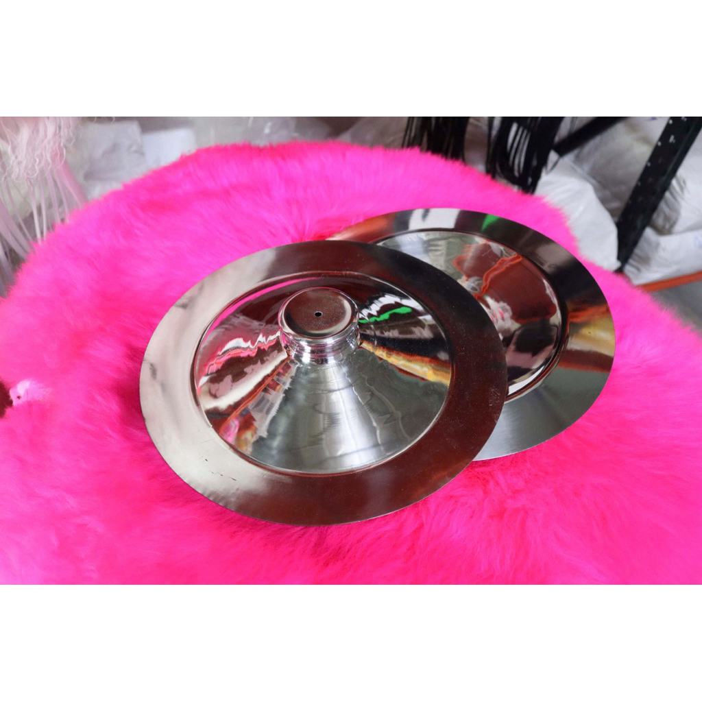 Xã lân inox 30cm/Chập choã inox 30cm – Theo chuẩn xã đồng Vuhan, âm hay, sáng bóng.