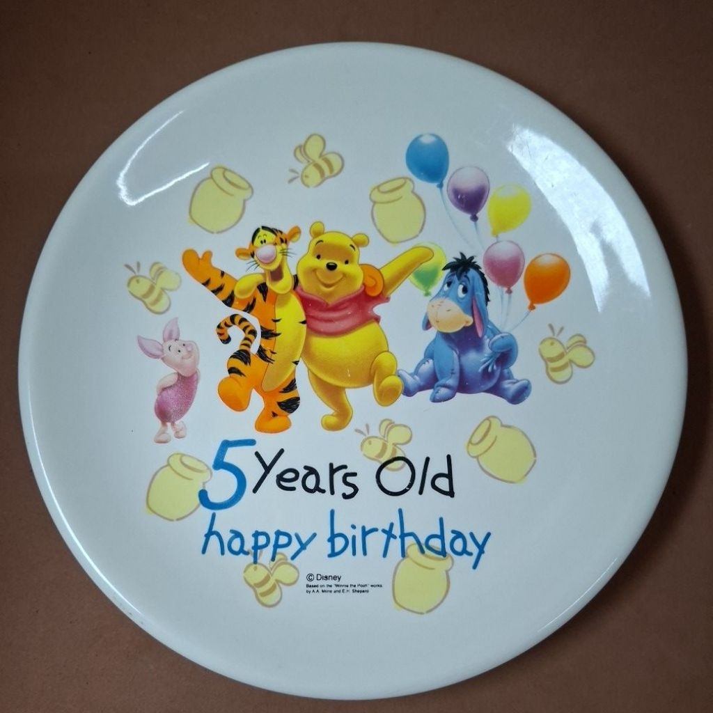 Dĩa gấu 5 years old ( mẻ ít)_GỐM SỨ NHẬT_GADTHV2502009