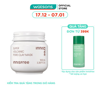  Mặt Nạ Đất Sét innisfree Super Volcanic Pore Clay Mask 100ml 