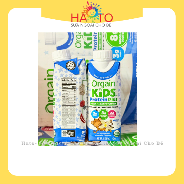 [Hỏa Tốc] Sữa Orgain KiDS Protein Plus 237ML Vani - Socola