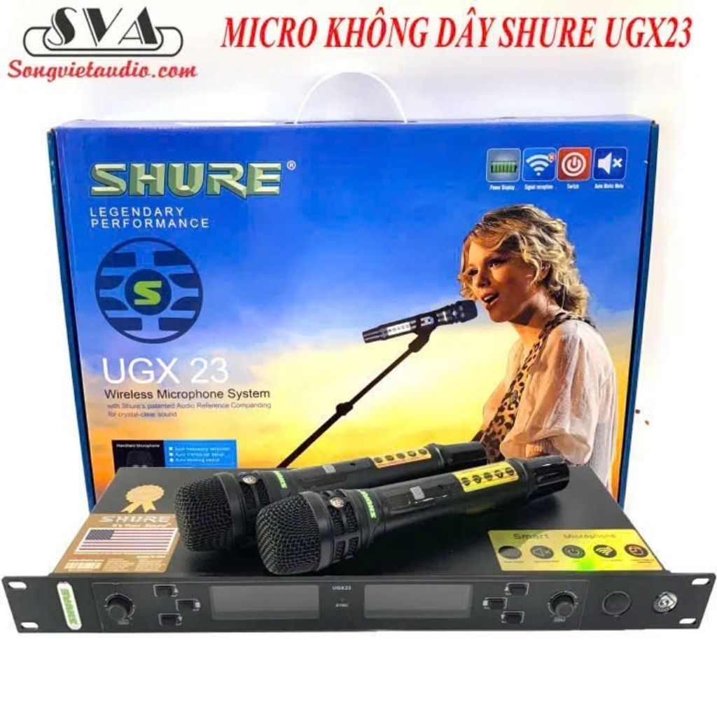 Micro Karaoke Shure UGX - 23