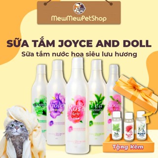 Sữa tắm cho chó thơm lâu , sữa tắm nước hoa cho chó Joyce and doll chai 400ml