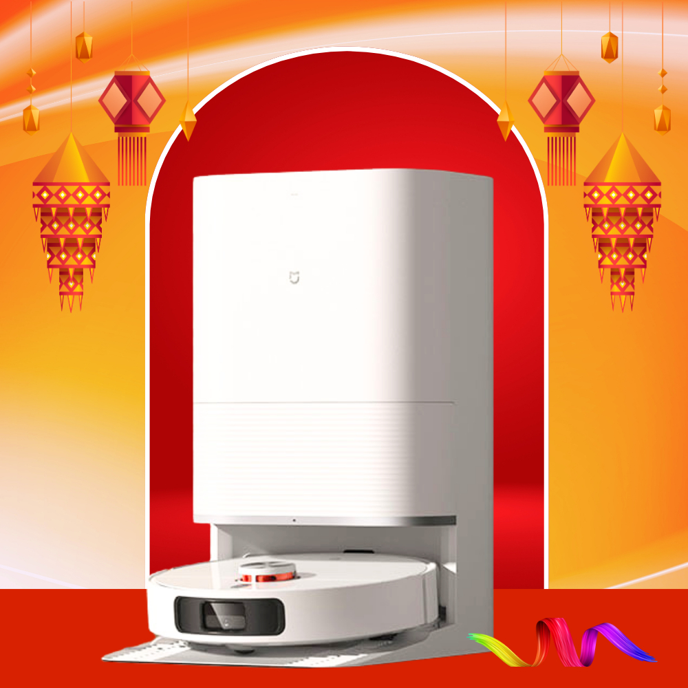  Robot Hút Bụi Lau Nhà Mijia M40 Xòe Giẻ Xòe Chổi Cạnh Cắt Tóc 12.000 Pa - Hàng Nội Địa A208 