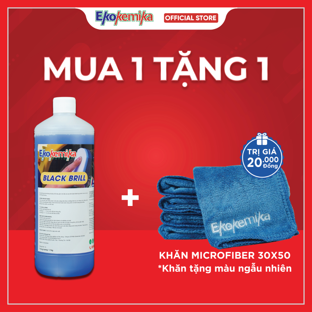 Dung Dịch Dưỡng Bóng Và Làm Đen Lốp Xe Ekokemika Black Brill 1L