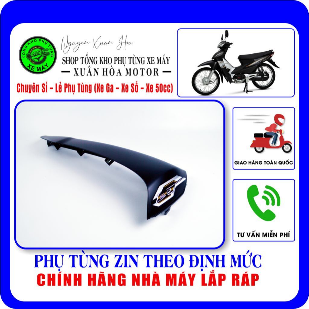 Cánh yếm ngoài Wave Alpha Detech 50cc/ Wave RS Detech/ Wave 50cc / RS 50cc (Chất liệu nhựa ABS, chín