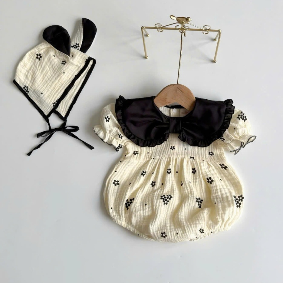 B07- Set Body Hoa Thỏ Kèm Nón