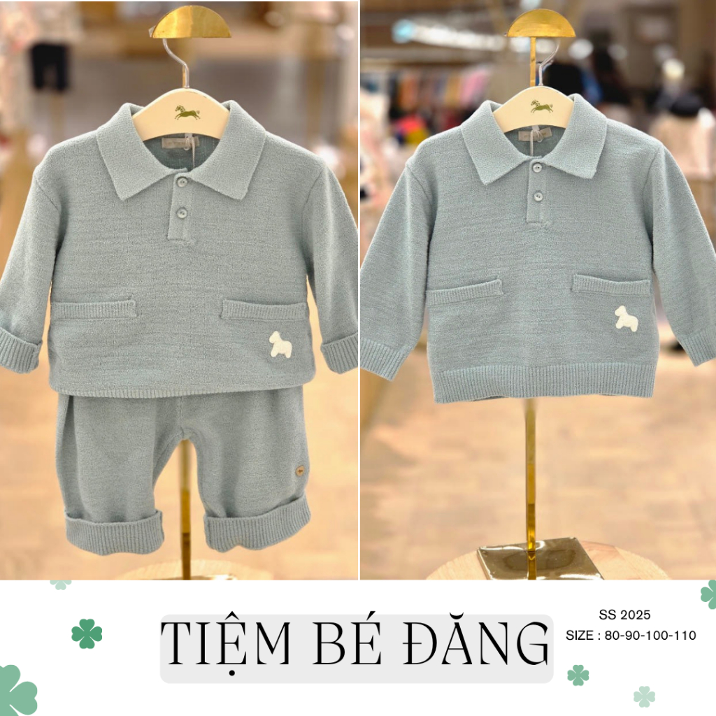 Set bộ RMK ettoi màu xanh dễ thương cho bé trai