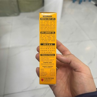 Cap Lang Dầu Nóng Xoa Bóp Gừng Sả Minyak Urut GPU Indonesia 60ml/chai Giảm Nhức Mỏi Đau Cơ