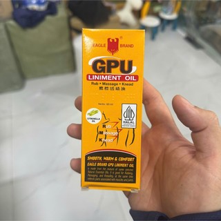 Cap Lang Dầu Nóng Xoa Bóp Gừng Sả Minyak Urut GPU Indonesia 60ml/chai Giảm Nhức Mỏi Đau Cơ