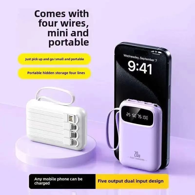 Pin Dự Phòng Mini 20000mAh - Sạc Nhanh, Nhỏ Gọn Tiện Lợi Cho Điện Thoại | BigBuy360 - bigbuy360.vn