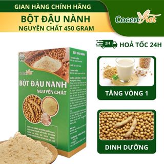  Bột Đậu Nành CocenViet CCV04 450g Nguyên Chất Thơm Ngon Đủ Dinh Dưỡng Giúp Ăn Kiêng Làm Đẹp 