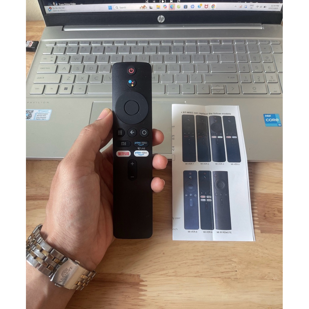 Điều khiển Tivi Xiaomi giọng nói đa năng( Dùng chung cho Tivi Xiaomi và đầu Box Xiaomi)