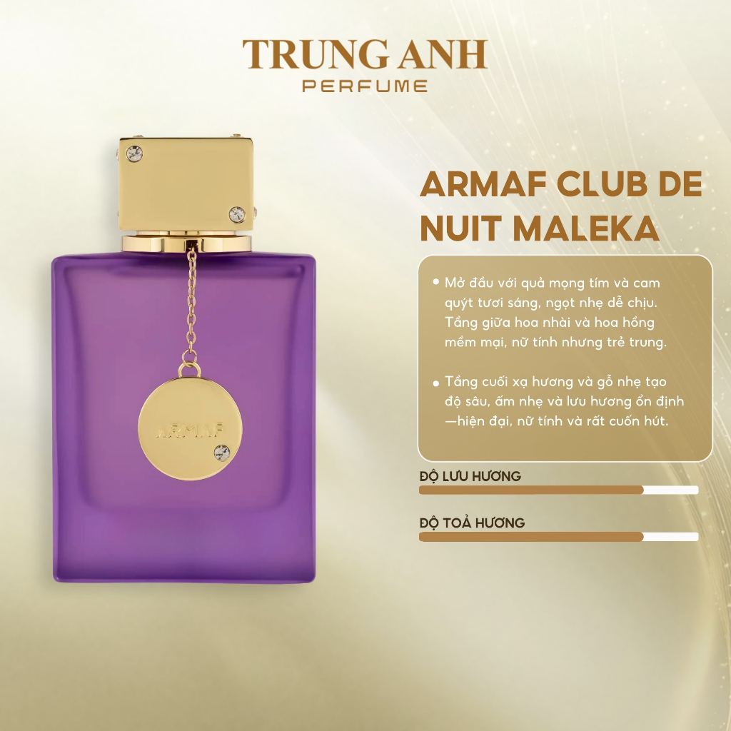 10ml | 𝐀𝐫𝐦𝐚/𝐟 𝐂𝐥𝐮/𝐛 𝐝𝐞 𝐍𝐮𝐢𝐭 𝐌𝐚𝐥𝐞𝐤𝐚 Club Tím | Trung Anh Perfume