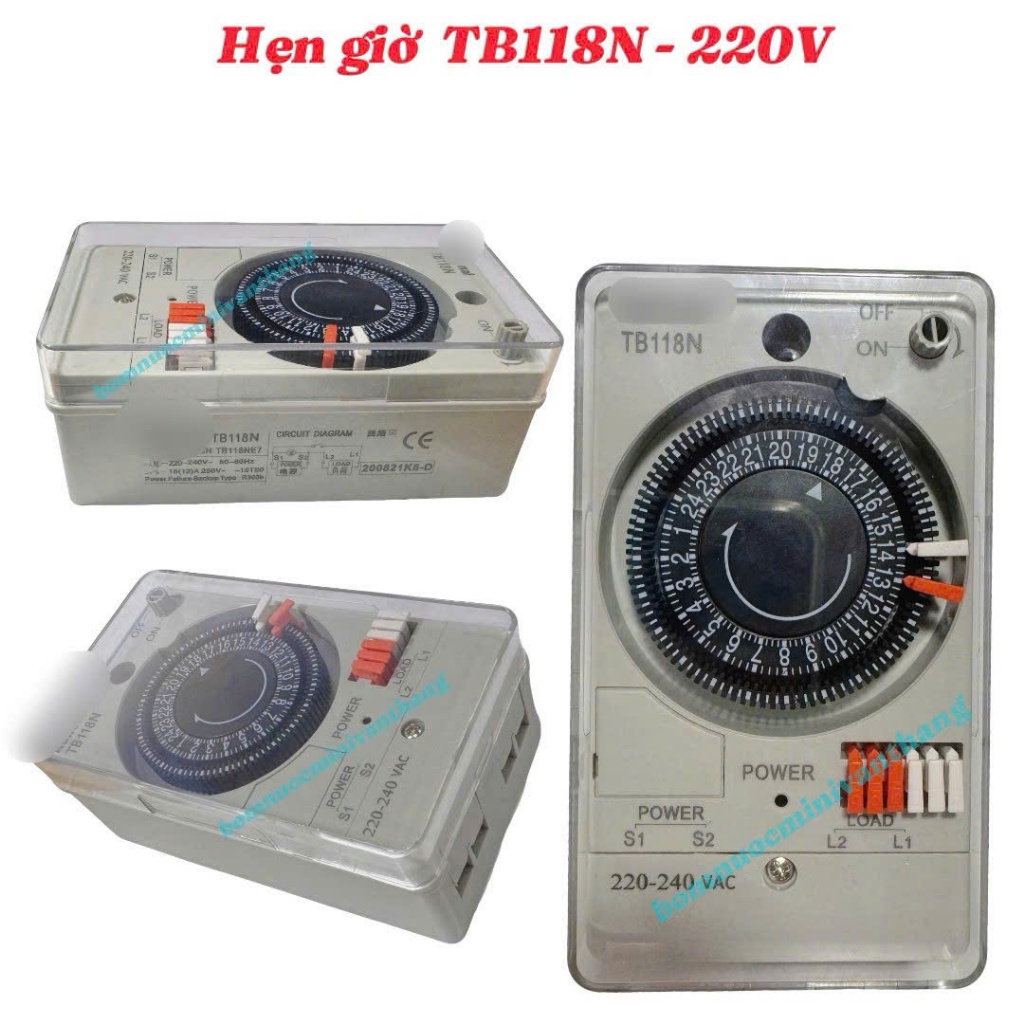 Timer Hẹn Giờ TB118N-220V