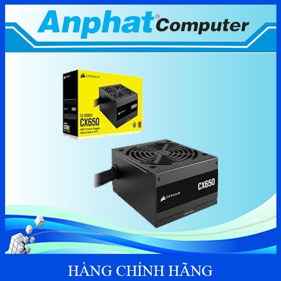 Nguồn Máy Tính Corsair CX650 650W 80 Plus Bronze – Hàng Chính Hãng