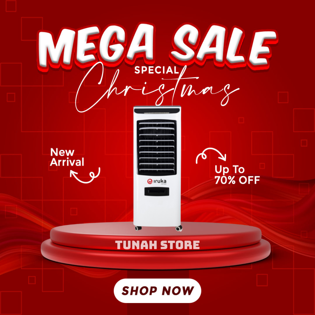 Quạt làm mát không khí Iruka I99 17L – Quạt hơi nước làm mát nhanh, có điều khiển từ xa