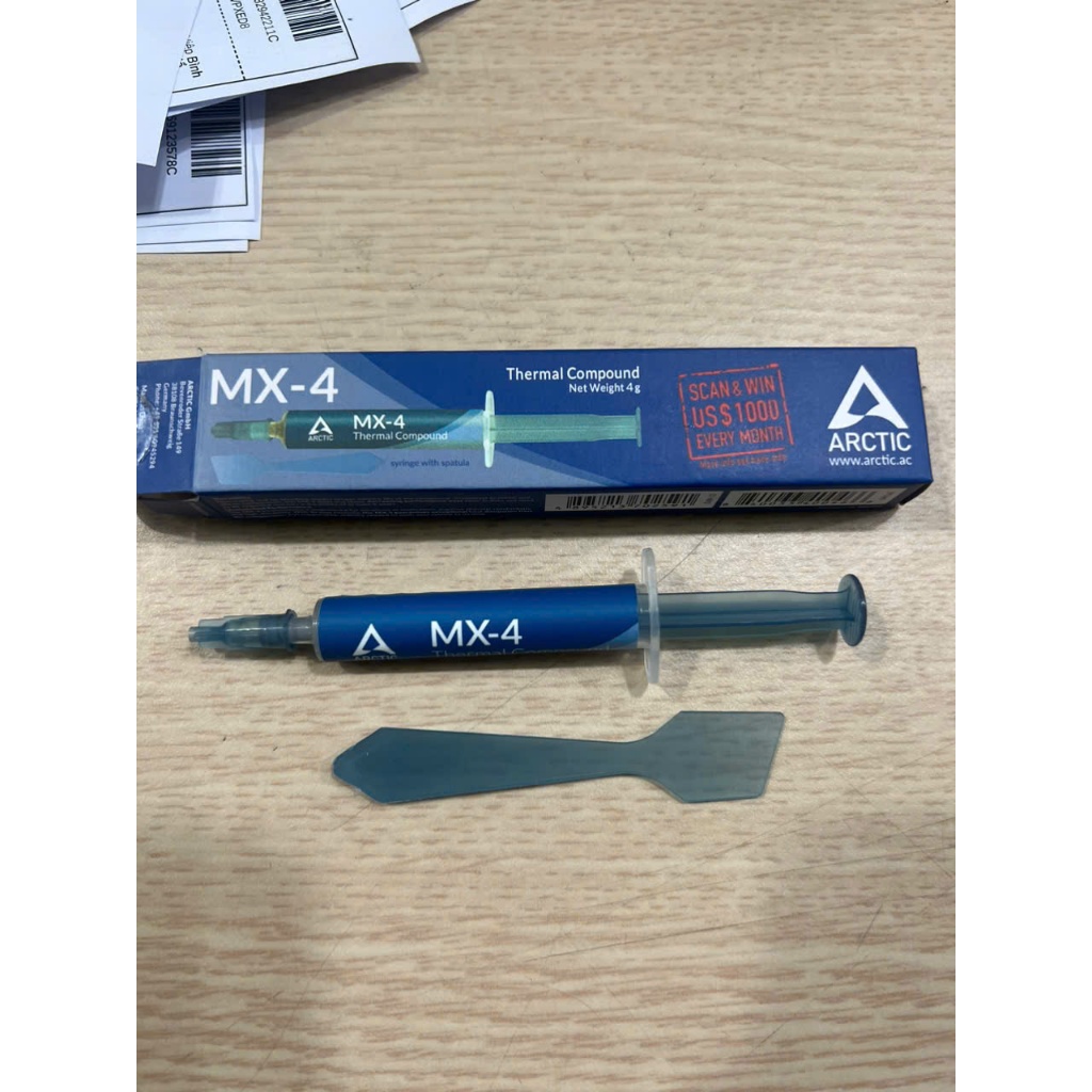 Keo tản nhiệt Arctic MX4 - MX5 - MX6 ( 4g/ 8g / 20g ) - hàng OEM ( k phải chính hãng )