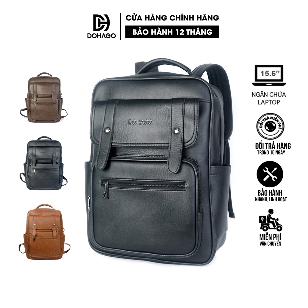 Balo Da Đựng Laptop DOHAGO Phù Hợp Đi Học, Đi Làm, Đi Phượt - BNA01