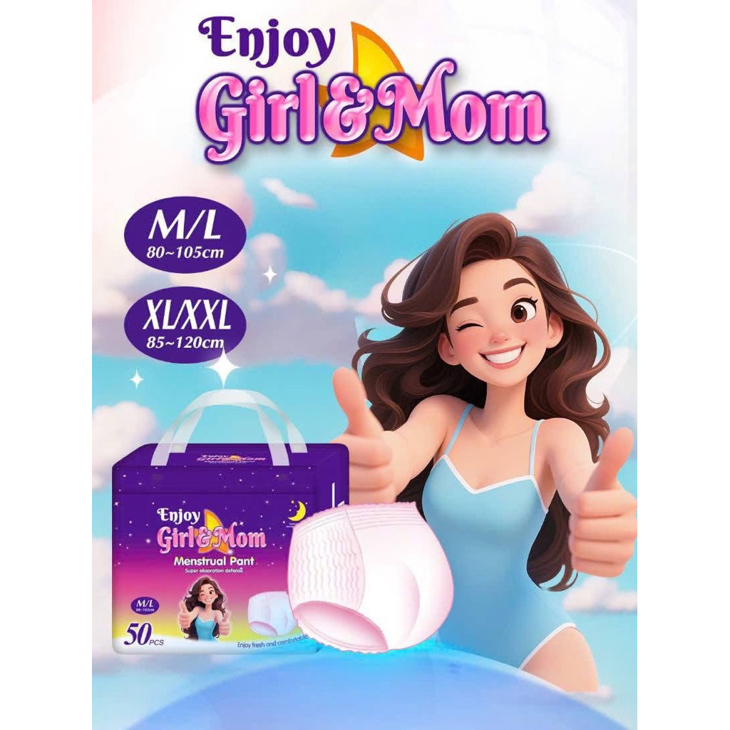 Băng vệ sinh quần ENJOY GIRL&MOM size S-2XL