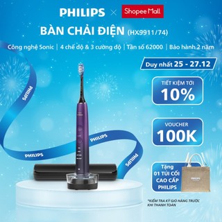  Bàn Chải Điện PHILIPS Sonicare DiamondClean HX9911 74 Công Nghệ Sóng Âm Kết Nối App Bảo Hành Chính Hãng 24 Tháng 