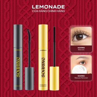  Combo Lemonade Chuốt mi tơi dài lâu trôi Soaring Mascara 6ml và Tẩy trang mi Mascara Remover 6ml 