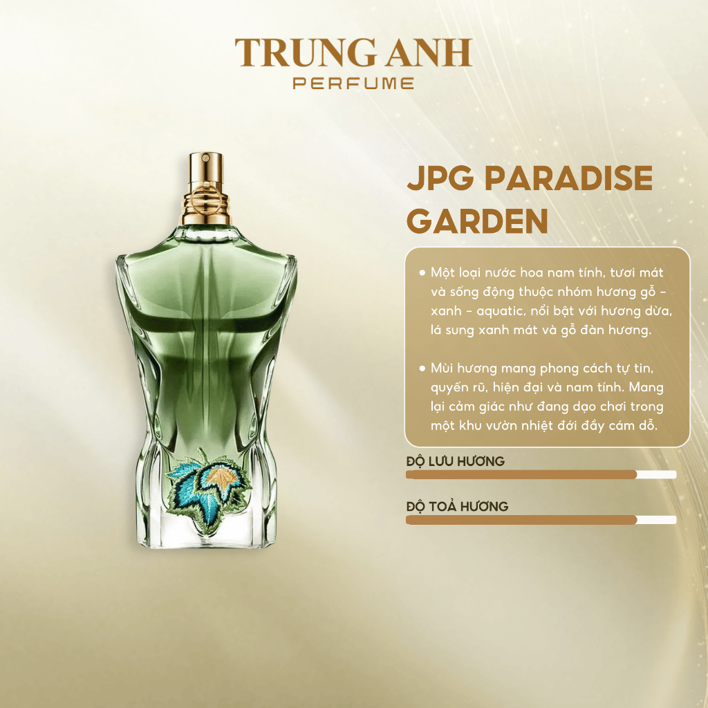 Nước hoa nam JPG Le Beau Paradise Garden EDP 10ml | Trung Anh Perfume