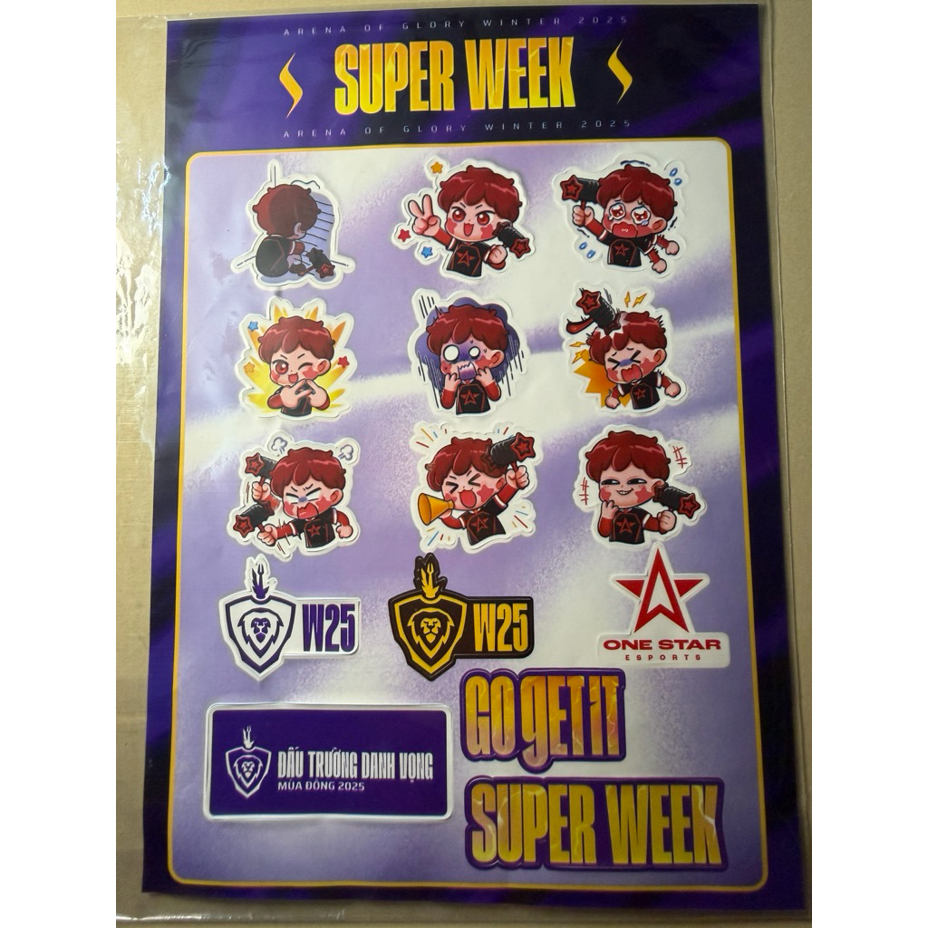Stickers Mascot Starbea 1S One Star AOG Super Week Liên Quân Mobile by Garena