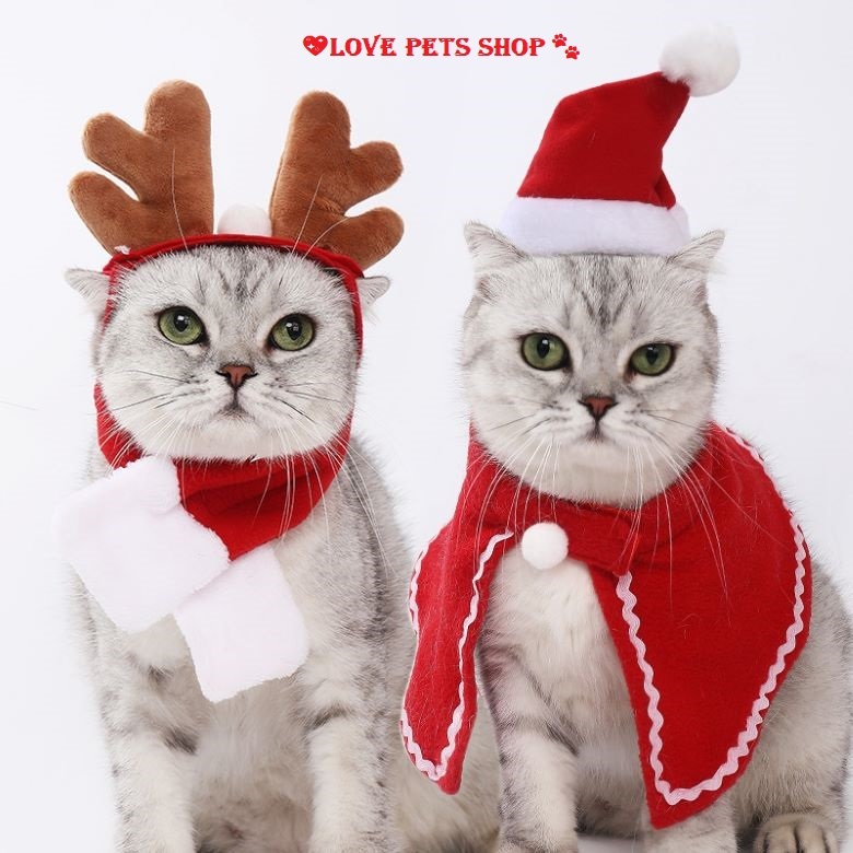 Thời trang giáng sinh, Noel cho Chó Mèo - Love pets shop