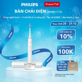  Bàn Chải Điện PHILIPS Sonicare DiamondClean HX9911 73 Công Nghệ Sóng Âm Kết Nối App Bảo Hành Chính Hãng 24 Tháng 
