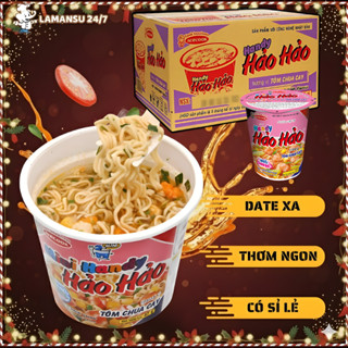  Thùng 24 ly mì Handy Hảo Hảo chua cay 67g tiện lợi - Lamansu 24 7 