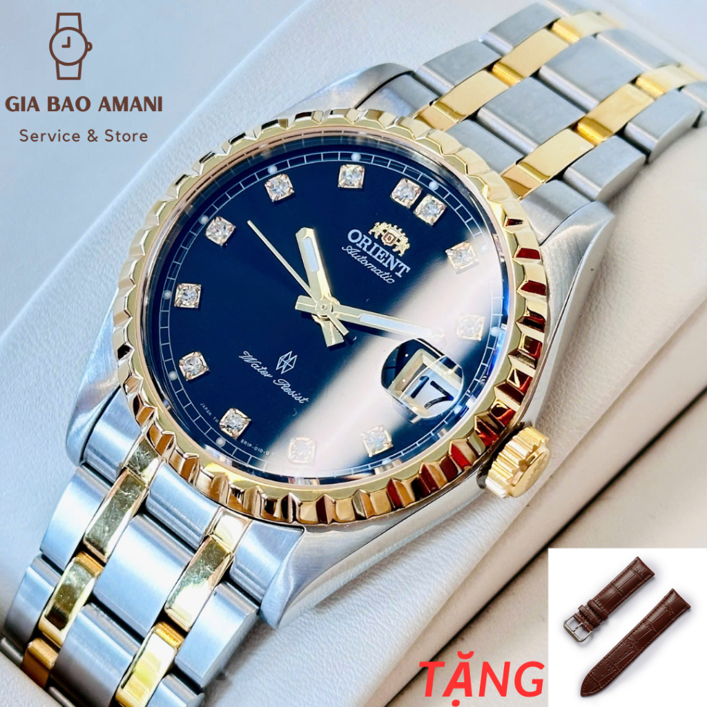 Đồng Hồ Nam ORIENT Oyster Black Demi SER1P007B0 Chính Hãng Tặng Dây Da Cao Cấp