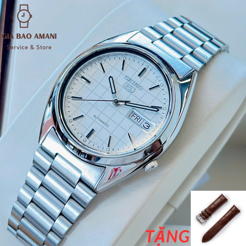 Đồng Hồ Nam SEIKO 5 AUTOMATIC SNXF05K1 Chính Hãng Tặng Dây Da Cao Cấp