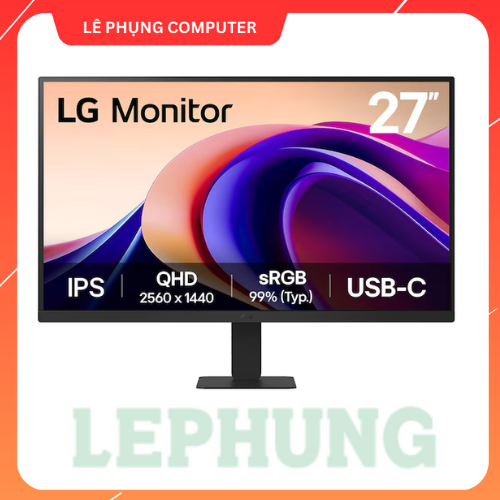 Màn hình LG QHD 27U631A-B | 27" 2K 2560 x 1440 | 100Hz | 5ms | HDMI / DP / USB-C DP 15W | Bảo hành 2