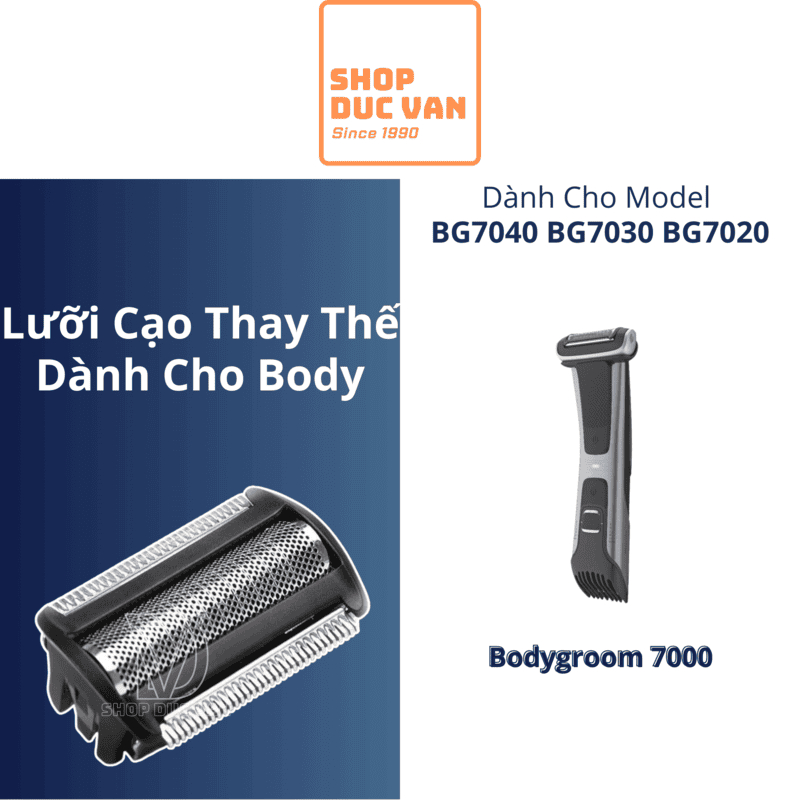 Đầu Lưới Cạo Philips Thay Thế Cho Máy Philips Bodygroom BG7040 BG7030 BG7020 [ Shop Đức Vân ]