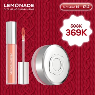  Combo Lemonade Son Bóng Mirror Mirror Water Tint 4g và Má hồng phấn nước thuần chay Mirror Mirror Blush Cushion 5g 