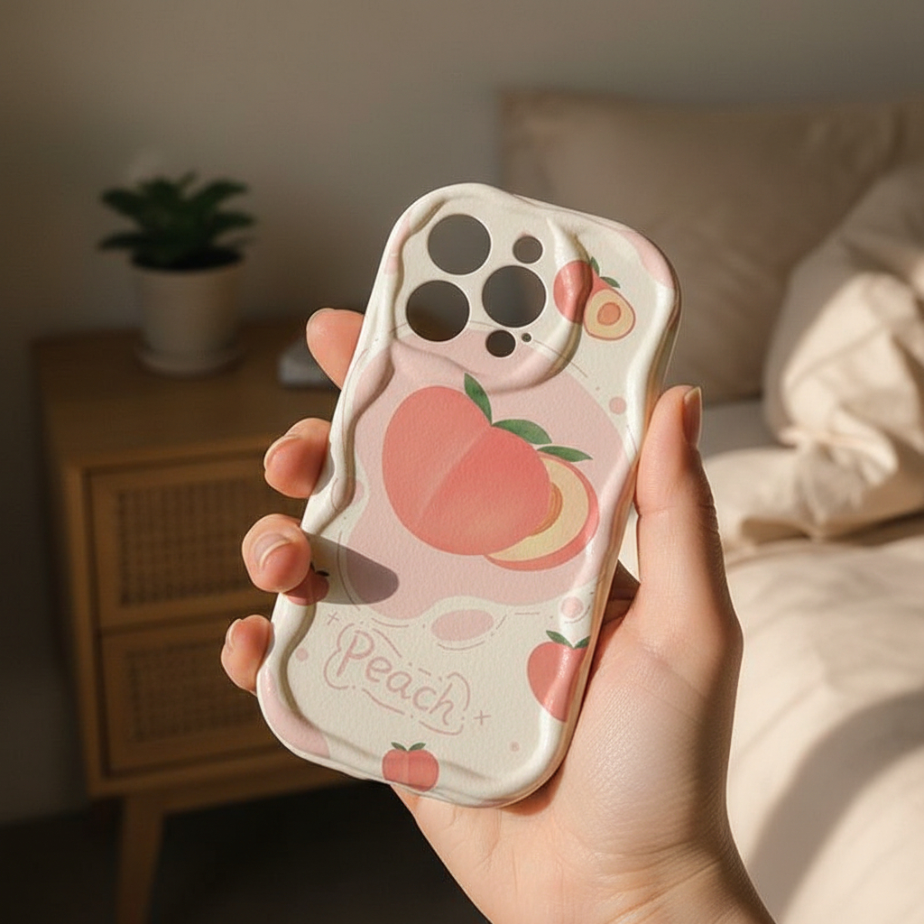 ốp iphone đào sữa dễ thương 17 pro max 16 pro max 12 pro max ốp lưng ip 13 pro max 8 plus Ốp_sk1614